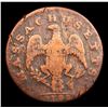 Image 3 : ***Auction Highlight*** 1788 Massachuetts Ryder 7-M Colonial Cent 1c Graded f+ By USCG (fc)
