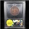 Image 5 : ***Auction Highlight*** 1788 Massachuetts Ryder 7-M Colonial Cent 1c Graded f+ By USCG (fc)