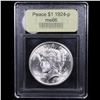 Image 4 : ***Auction Highlight*** 1924-p Peace Dollar $1 Graded GEM+ Unc BY USCG (fc)