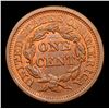 Image 3 : ***Auction Highlight*** 1856 N3 Braided Hair Large Cent 1c Graded Select+ Unc BN By USCG (fc)