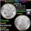 Image 1 : ***Auction Highlight*** 1900-p Morgan Dollar $1 Graded GEM++ Unc By USCG (fc)