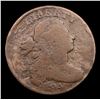 Image 2 : ***Auction Highlight*** 1804 S-266a Draped Bust Large Cent 1c Graded vg+ By USCG (fc)