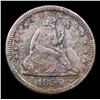 Image 2 : ***Auction Highlight*** 1856-s Briggs 1-A Seated Liberty Quarter 25c Graded Unc Details By USCG (fc)