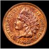 Image 2 : ***Auction Highlight*** 1908 Tied Finest Known Indian Cent 1c Graded GEM++ RB By USCG (fc)