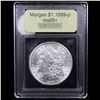Image 4 : ***Auction Highlight*** 1889-p Morgan Dollar $1 Graded GEM+ Unc BY USCG (fc)