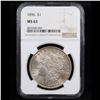 Image 2 : NGC 1896-p Morgan Dollar $1 Graded ms63 By NGC