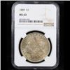 Image 2 : 1889-p Colorfly Toned Morgan Dollar $1 Graded ms63 By NGC