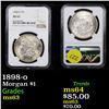 Image 1 : NGC 1898-o Morgan Dollar $1 Graded ms63 By NGC