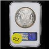 Image 3 : NGC 1878-p 7/8tf Morgan Dollar $1 Graded ms62 pl By NGC