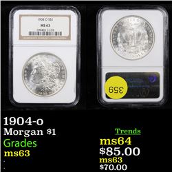 NGC 1904-o Morgan Dollar $1 Graded ms63 By NGC