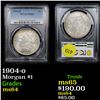 Image 1 : PCGS 1904-o Morgan Dollar $1 Graded ms64 By PCGS