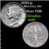 Image 1 : 1935-p Mercury Dime 10c Grades Select Unc