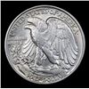 Image 3 : 1940-p Walking Liberty Half Dollar 50c Grades Choice AU/BU Slider
