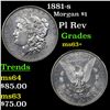 Image 1 : 1881-s Morgan Dollar $1 Grades Select+ Unc