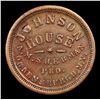 Image 3 : 1863 Indian Civil War Token 1c Grades Select+ Unc BN