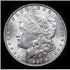 Image 2 : 1887-p Morgan Dollar $1 Grades GEM Unc