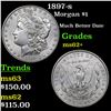 Image 1 : 1897-s Morgan Dollar $1 Grades Select Unc