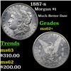 1887-s Morgan Dollar $1 Grades Select Unc