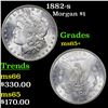 Image 1 : 1882-s Morgan Dollar $1 Grades GEM+ Unc