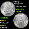 Image 1 : 1889-p Morgan Dollar $1 Grades Choice+ Unc
