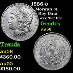 1886-o Morgan Dollar $1 Grades Choice AU/BU Slider