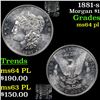 Image 1 : 1881-s Morgan Dollar $1 Grades Choice Unc PL