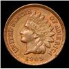Image 2 : 1909 Indian Cent 1c Grades Select+ Unc BN