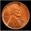 Image 2 : 1911-p Lincoln Cent 1c Grades Choice Unc RB