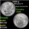 Image 1 : 1888-p Morgan Dollar $1 Grades Choice Unc