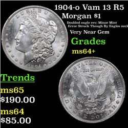 1904-o Vam 13 R5 Morgan Dollar $1 Grades Choice+ Unc