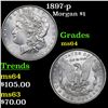 Image 1 : 1897-p Morgan Dollar $1 Grades Choice Unc