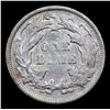 Image 3 : 1873-p Arrows Seated Liberty Dime 10c Grades Choice AU