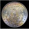 Image 3 : 1886-p Rainbow Toned Top 100 Vam 1A Morgan Dollar $1 Grades Choice Unc