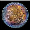 Image 2 : 1898-o Rainbow Toned Morgan Dollar $1 Grades Select+ Unc