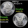 Image 1 : 1883-p Morgan Dollar $1 Grades Choice Unc PL