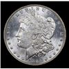 Image 2 : 1886-p Rainbow Toned Morgan Dollar $1 Grades Select+ Unc