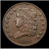 Image 2 : 1826 Classic Head half cent 1/2c Grades Choice AU/BU Slider