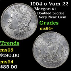 1904-o Vam 22 Morgan Dollar $1 Grades Choice+ Unc