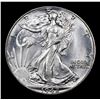 Image 2 : 1942-p Walking Liberty Half Dollar 50c Grades GEM Unc