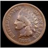 Image 2 : 1868 Indian Cent 1c Grades vg+