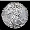Image 2 : 1946-d Walking Liberty Half Dollar 50c Grades Choice AU/BU Slider