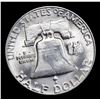 Image 3 : 1952-p Franklin Half Dollar 50c Grades Choice Unc FBL