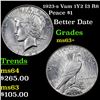 Image 1 : 1923-s Vam 1Y2 I3 R6 Peace Dollar $1 Grades Select+ Unc