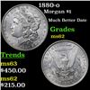 Image 1 : 1880-o Morgan Dollar $1 Grades Select Unc