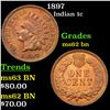 Image 1 : 1897 Indian Cent 1c Grades Select Unc BN