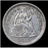Image 2 : 1857-p Seated Liberty Dime 10c Grades Choice AU