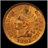 Image 2 : 1901 Indian Cent 1c Grades Select+ Unc RD