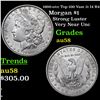 Image 1 : 1900-o/cc Top 100 Vam 11 I4 R4 Morgan Dollar $1 Grades Choice AU/BU Slider