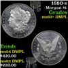 Image 1 : 1880-s Morgan Dollar $1 Grades Select Unc+ DMPL