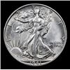 Image 2 : 1941-s Walking Liberty Half Dollar 50c Grades Select Unc